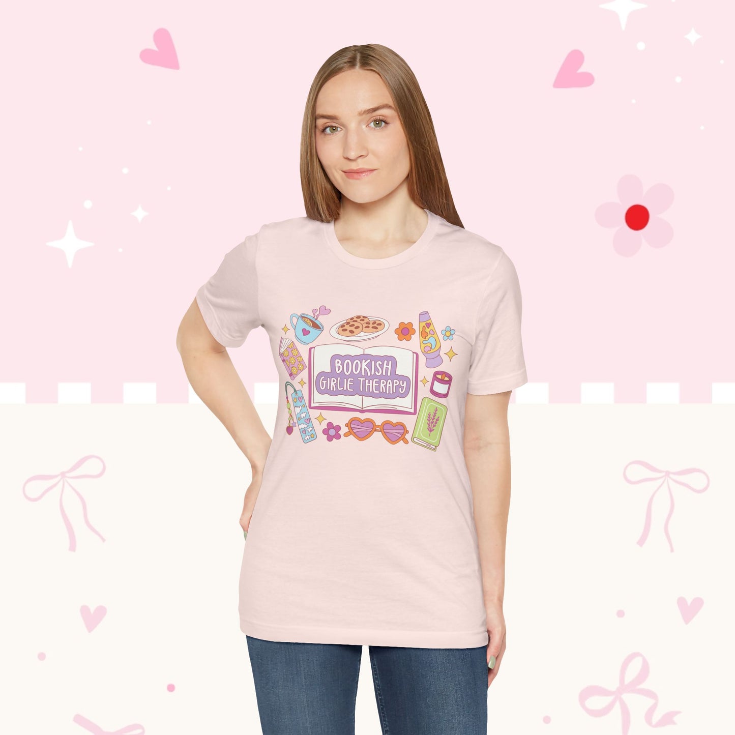 Bookish Girlie Therapy T-Shirt