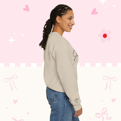 Love Like Jesus Crewneck Sweatshirt — Christian Faith Pullover Embroidery