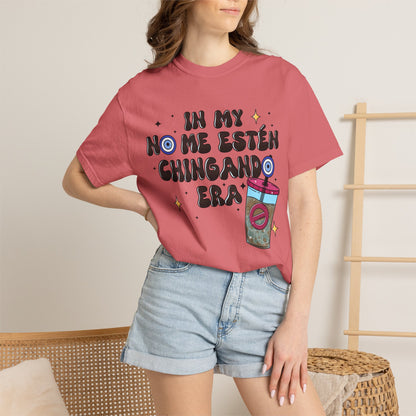 Graphic Tee — "En mi no me estén chingando era" Spanish Sassy T-Shirt with Bubble Tea Graphic