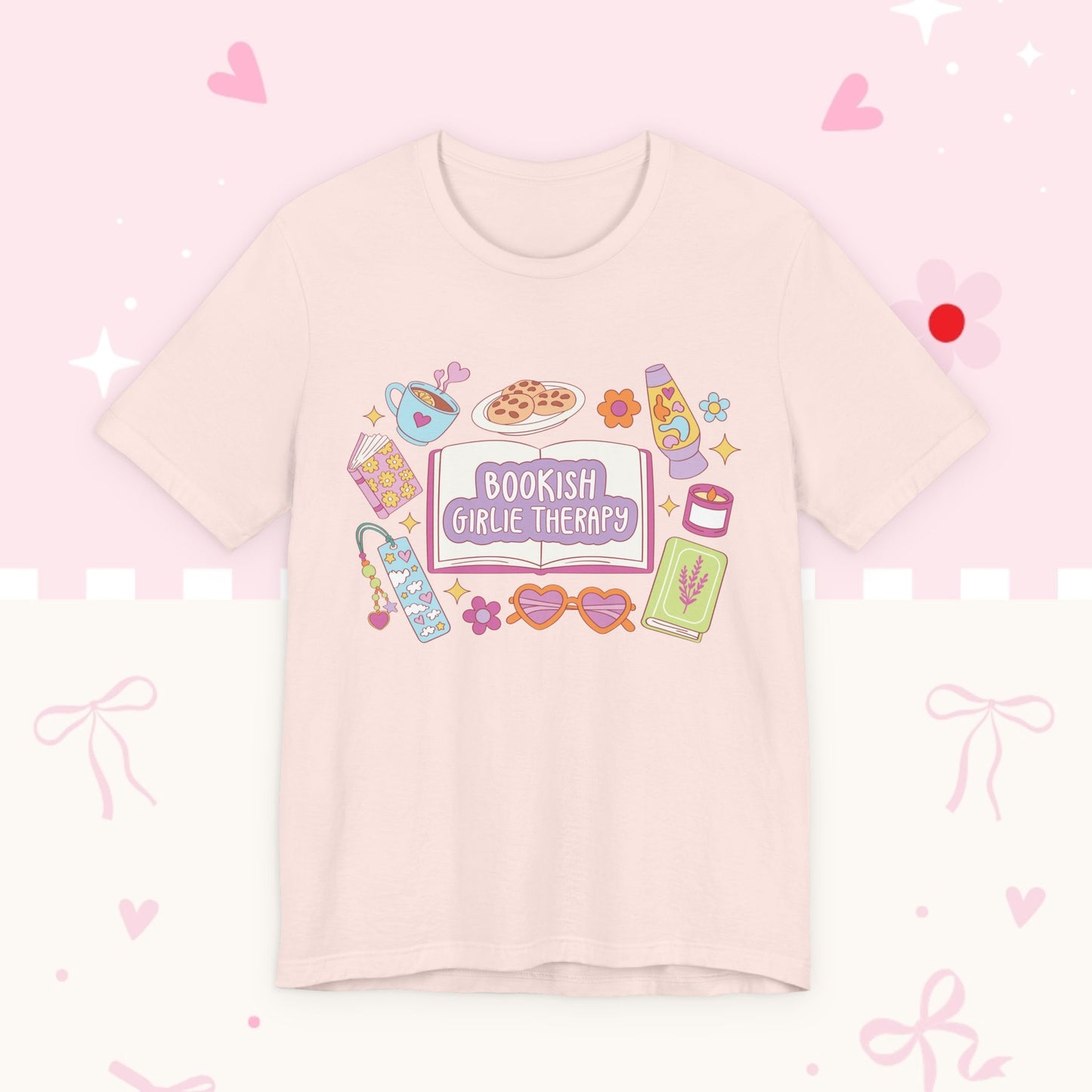 Bookish Girlie Therapy T-Shirt