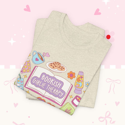 Bookish Girlie Therapy T-Shirt