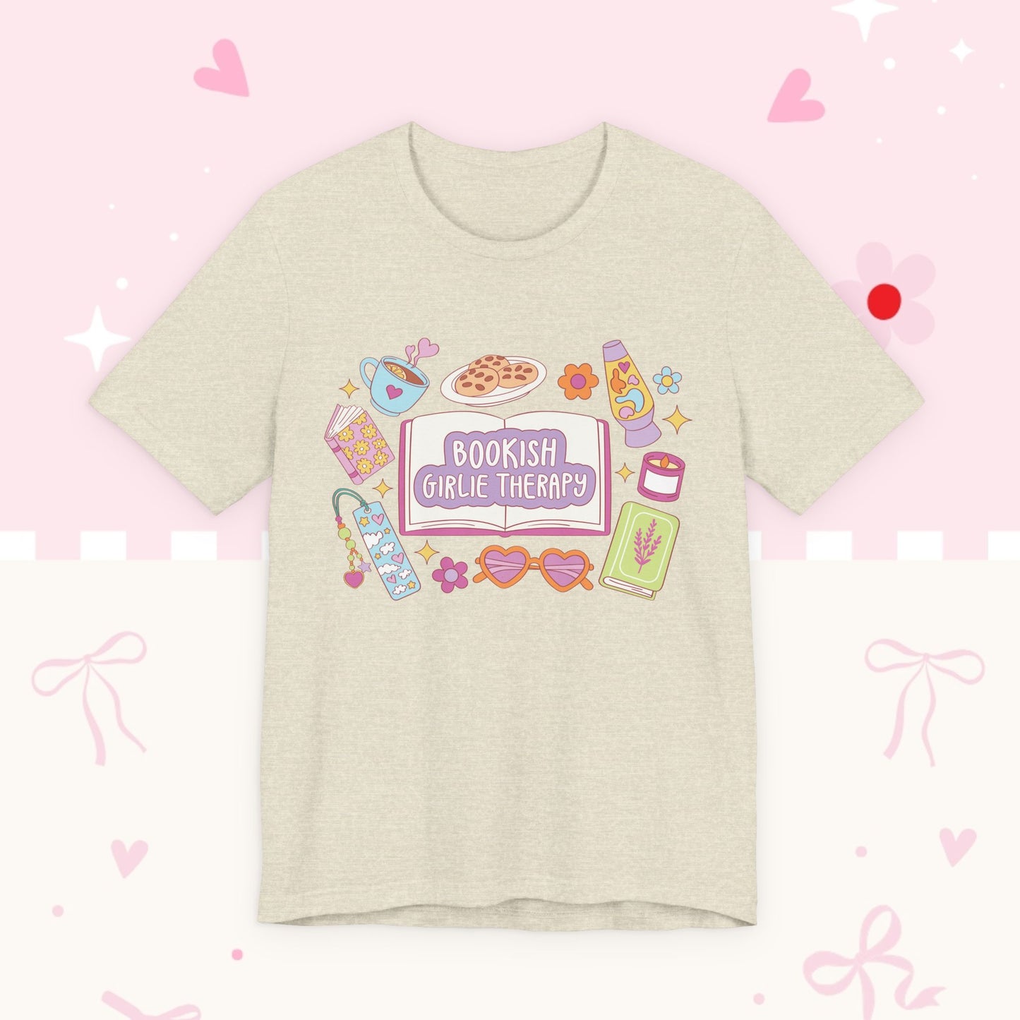 Bookish Girlie Therapy T-Shirt
