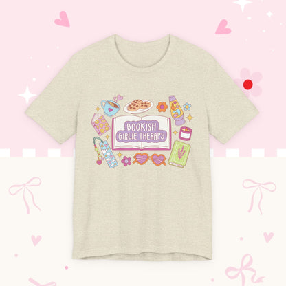 Bookish Girlie Therapy T-Shirt