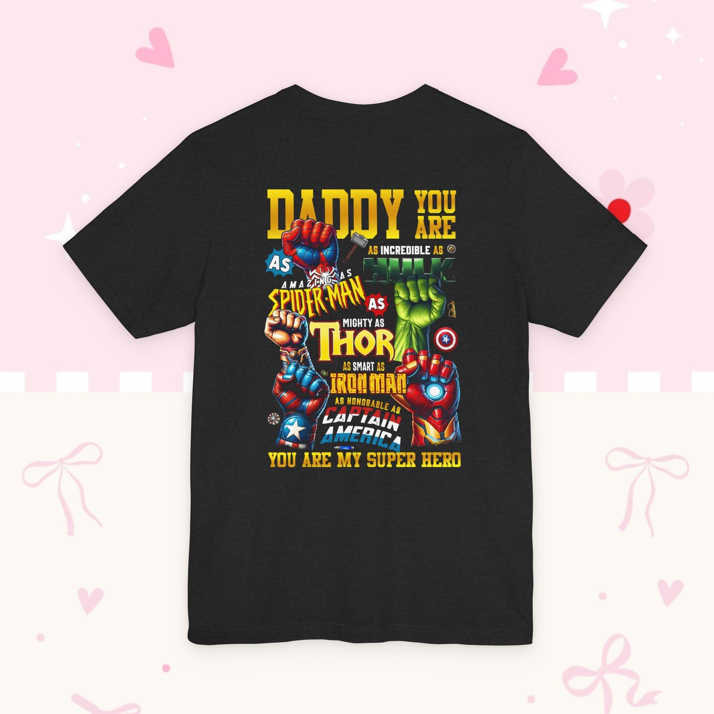 Super Dad Tee — "You Are My Super Hero" Marvel-Inspired Father's Day T-Shirt