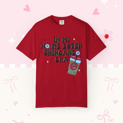 Graphic Tee — "En mi no me estén chingando era" Spanish Sassy T-Shirt with Bubble Tea Graphic