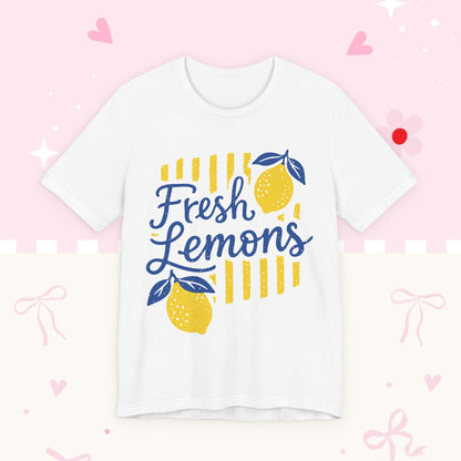 Fresh Lemons Tee — Bright Lemon Graphic Shirt