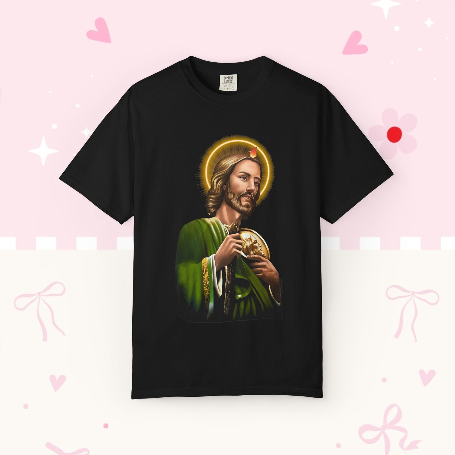 Saint Jude Devotional T-Shirt - Prayerful Catholic Faith Tee