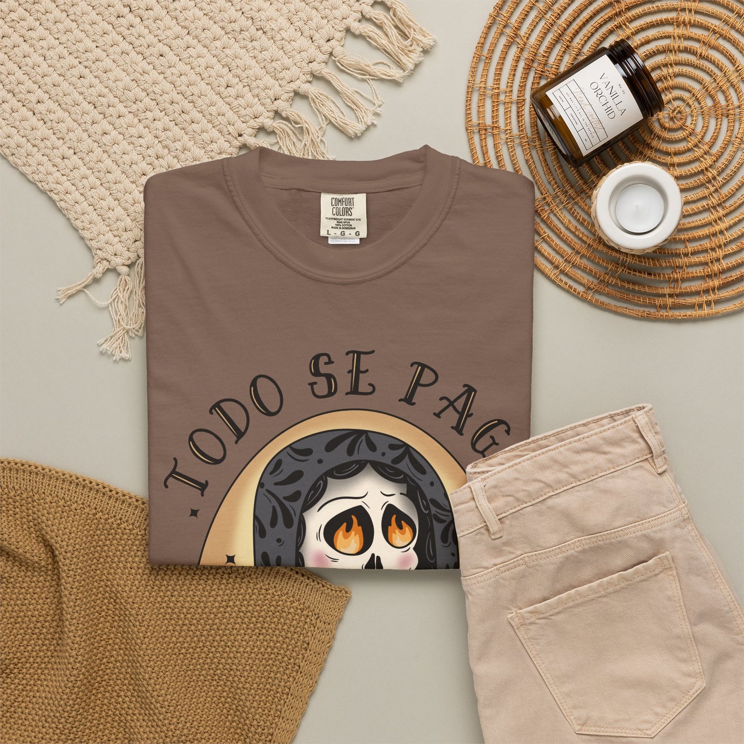 T-Shirt — Día de los Muertos Skeleton Heart Graphic (Todo Se Paga)