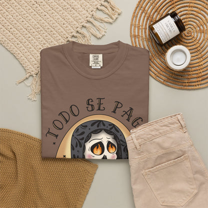 T-Shirt — Día de los Muertos Skeleton Heart Graphic (Todo Se Paga)