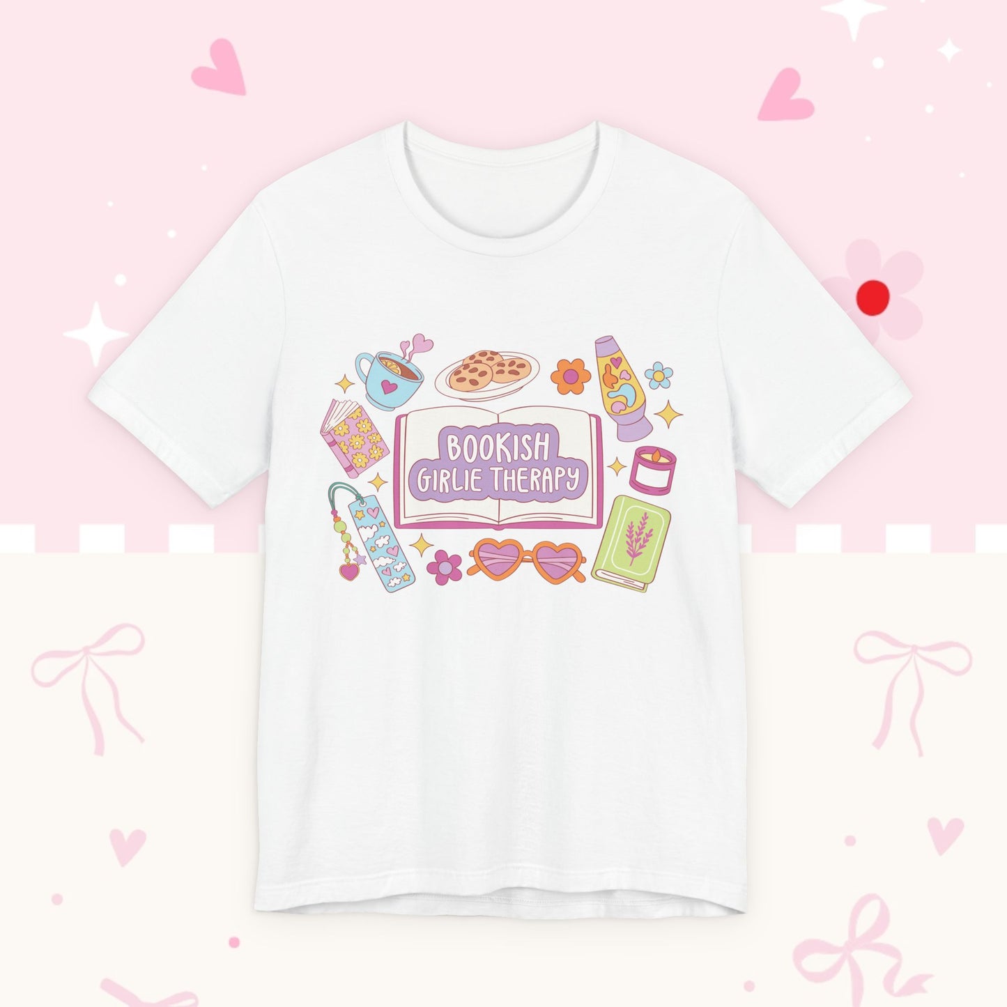 Bookish Girlie Therapy T-Shirt