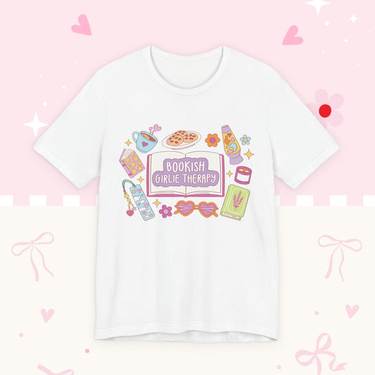 Bookish Girlie Therapy T-Shirt