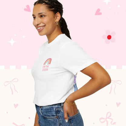 Mental Health Matters T-Shirt — Pastel Positive Message Tee