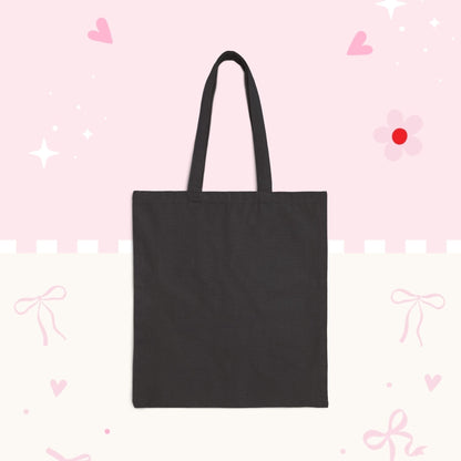 Tote Bag — "Se fuerte y valiente" Floral Canvas Tote