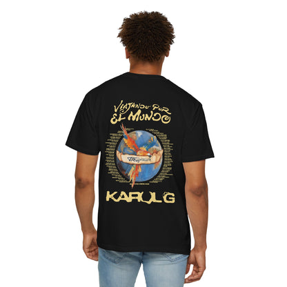 Vintage Tour T-Shirt — KG "Viajando por el Mundo" Graphic Tee
