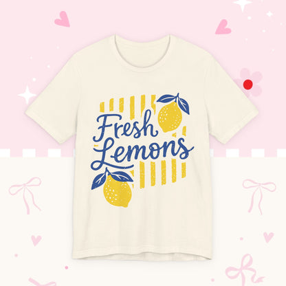 Fresh Lemons Tee — Bright Lemon Graphic Shirt