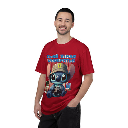 “Debí Tirar Más Fotos” Stitch Camera T-shirt | Cute Photo Theme Graphic Tee