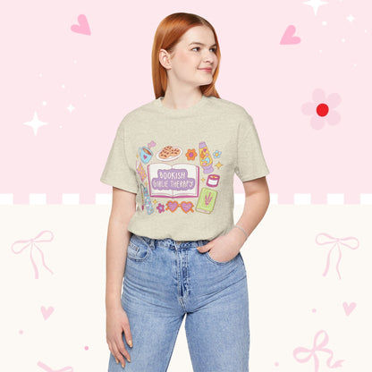 Bookish Girlie Therapy T-Shirt
