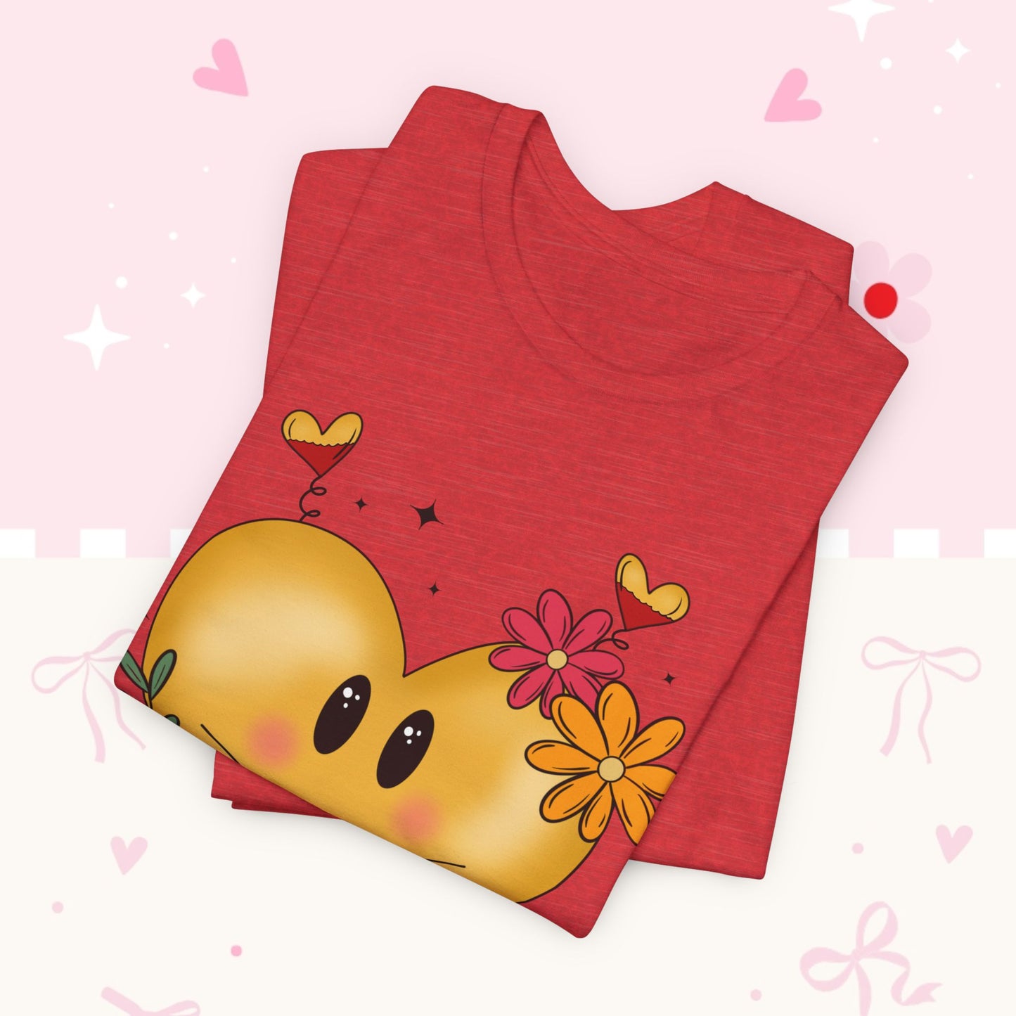 Heart Emoji Floral Tee — "Se Aprovechan de Mi Nobleza" Cute Spanish Pride T-Shirt