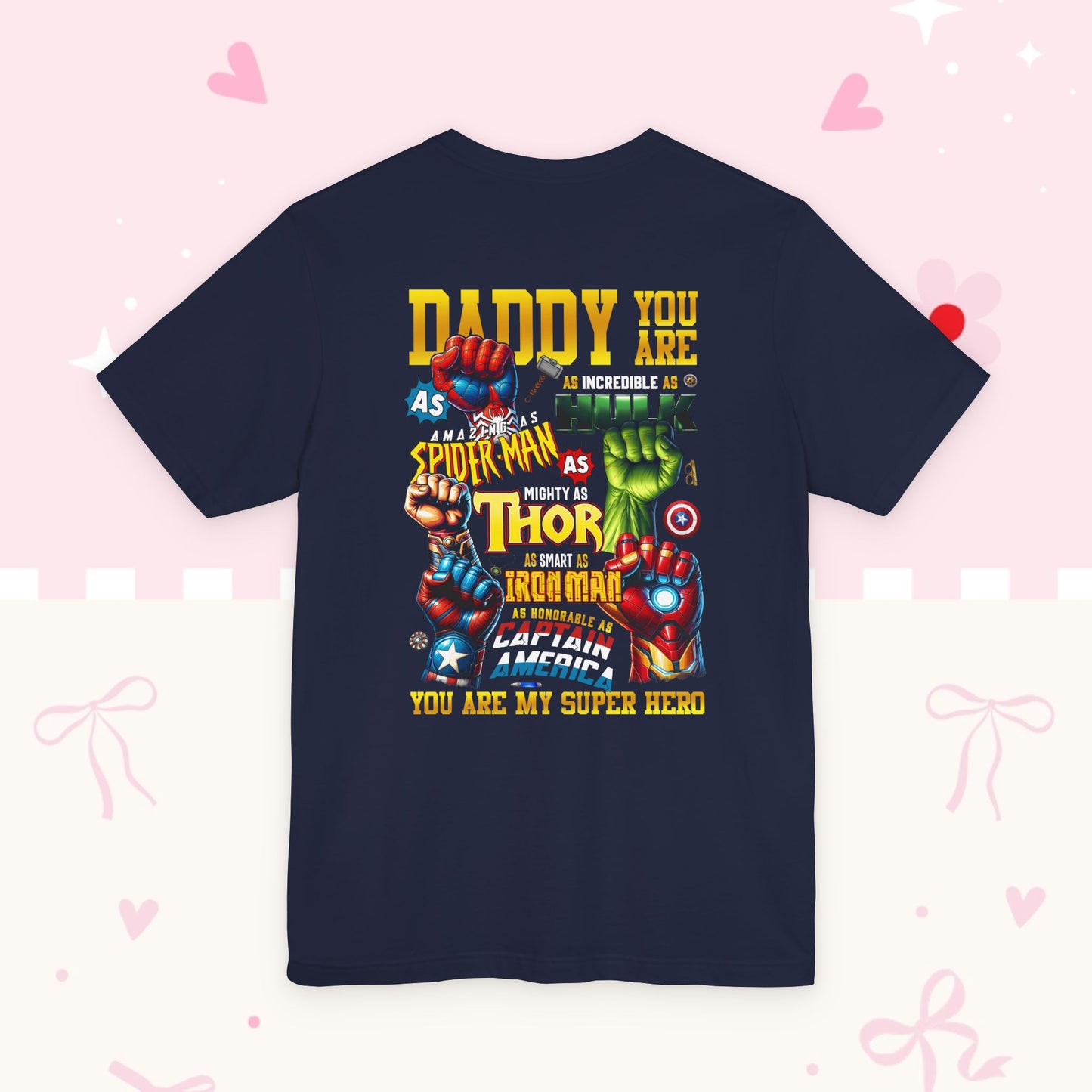 Super Dad Tee — "You Are My Super Hero" Marvel-Inspired Father's Day T-Shirt