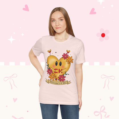 Heart Emoji Floral Tee — "Se Aprovechan de Mi Nobleza" Cute Spanish Pride T-Shirt