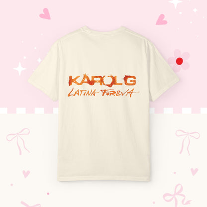 T-Shirt • Tropitour Latina Forever Graphic Tee — Floral Retro Portrait