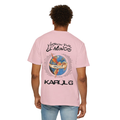 Vintage Tour T-Shirt — KG "Viajando por el Mundo" Graphic Tee