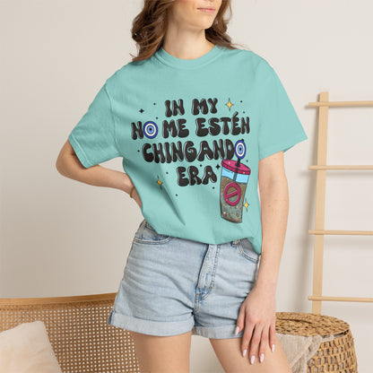 Graphic Tee — "En mi no me estén chingando era" Spanish Sassy T-Shirt with Bubble Tea Graphic