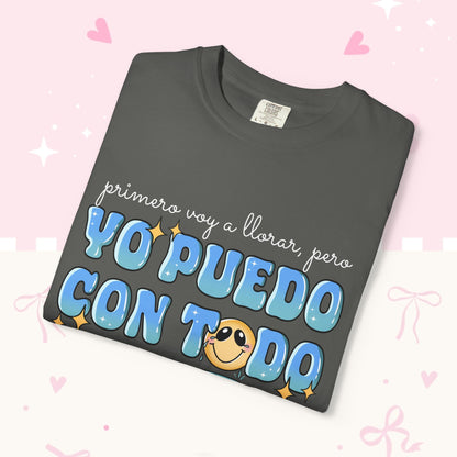 Yo Puedo Con Todo T-shirt — Spanish Motivational Graphic Tee