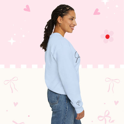 Love Like Jesus Crewneck Sweatshirt — Christian Faith Pullover Embroidery