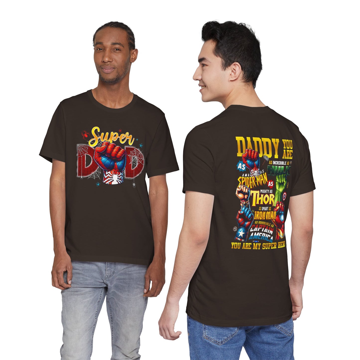 Super Dad Tee — "You Are My Super Hero" Marvel-Inspired Father's Day T-Shirt