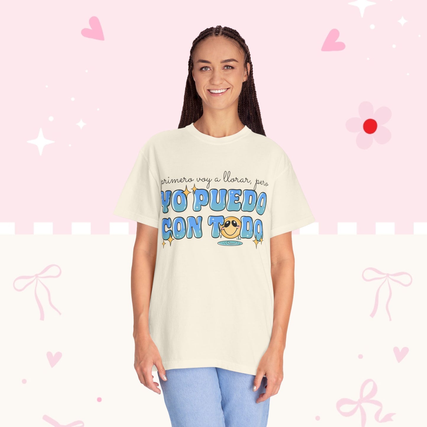 Yo Puedo Con Todo T-shirt — Spanish Motivational Graphic Tee
