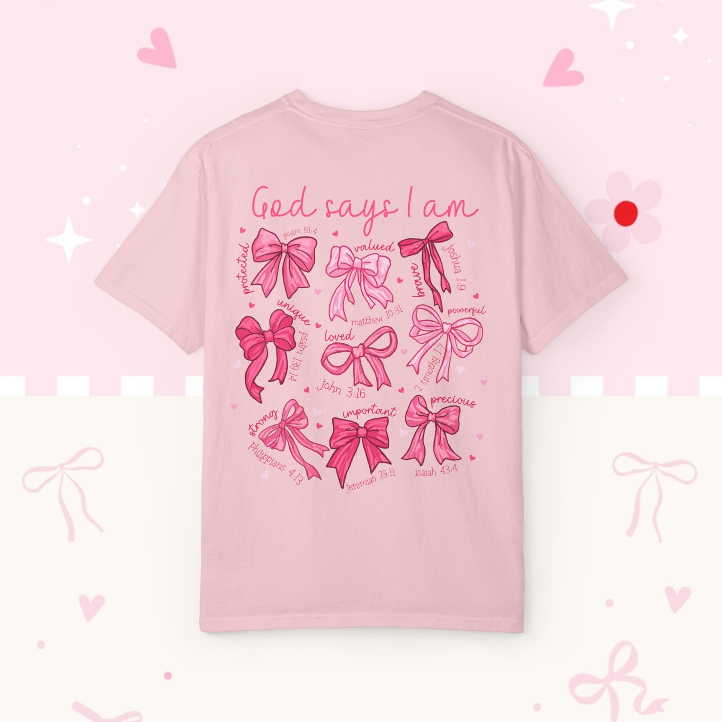 God Says I Am Pink Ribbon T-Shirt